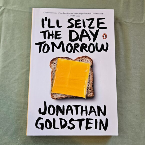 I'll‎ Seize The Day Tomorrow by Jonathan Goldstein Paperback Humor Memoir Essays - Picture 1 of 8